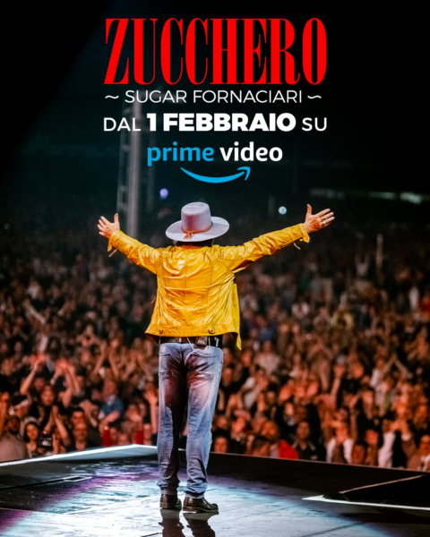 Dall’1 Febbraio arriva su Amazon Prime il film documentario “ZUCCHERO – Sugar Fornaciari”